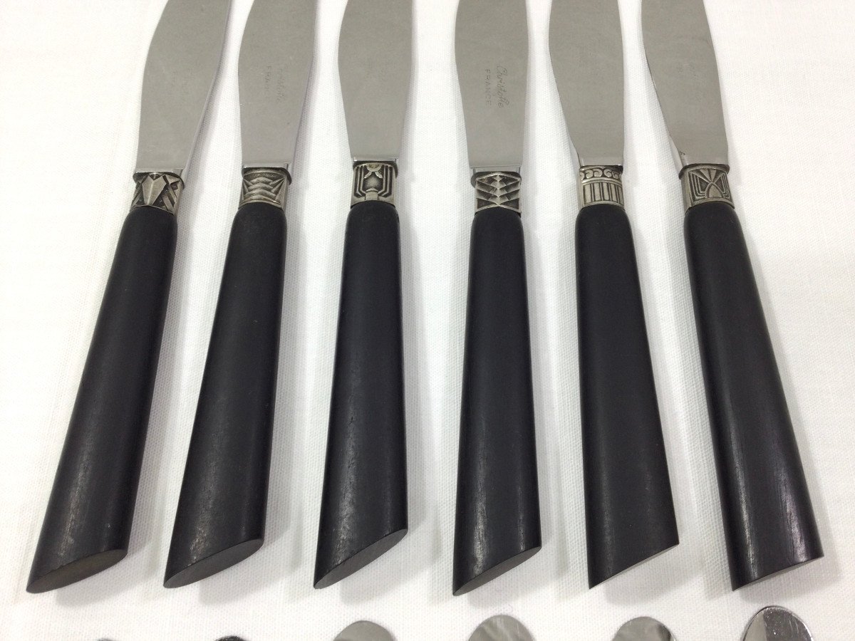 Christofle - Set Of 12 Butter Knives-photo-4