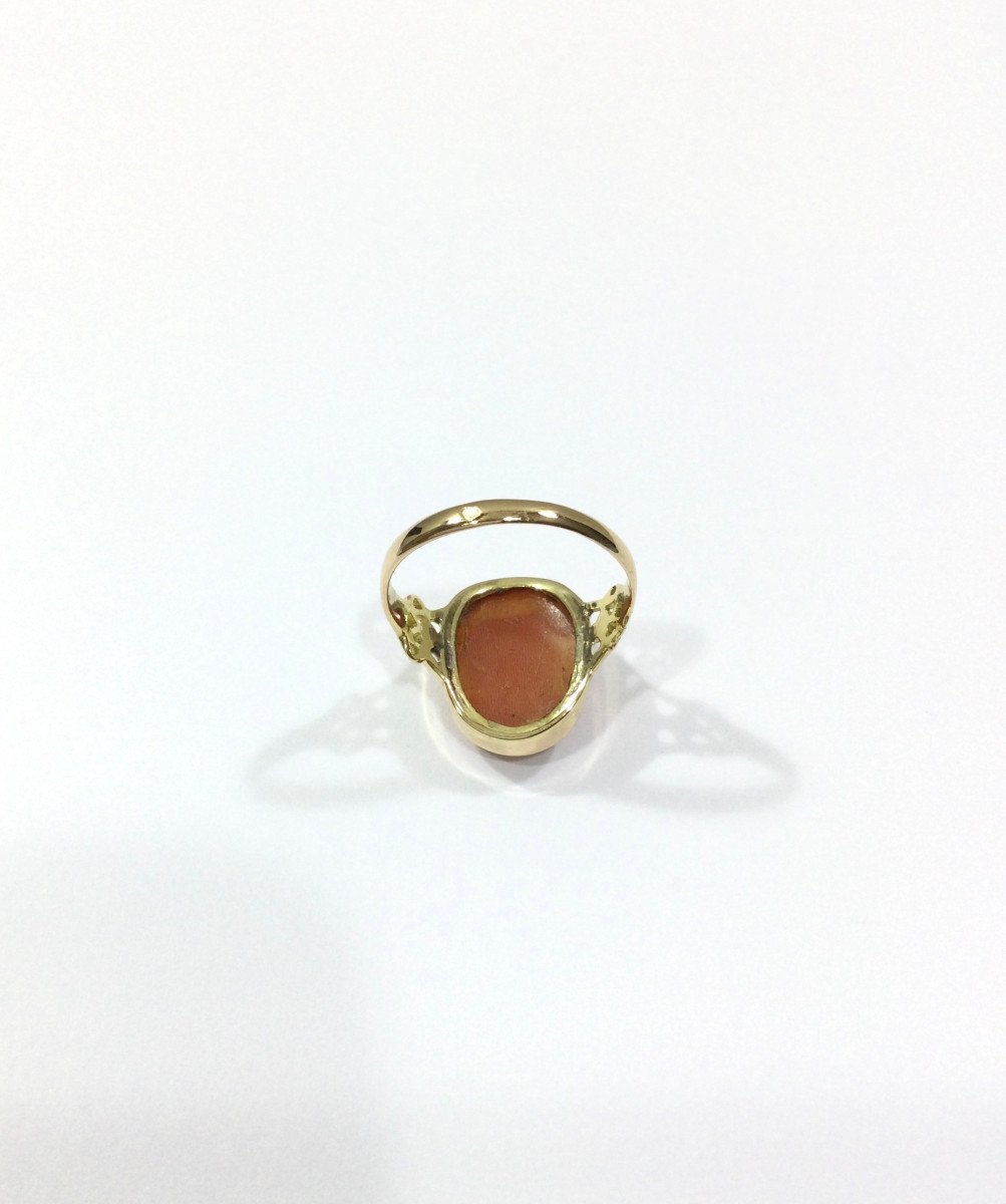 Gold And Cameo Ring-photo-4