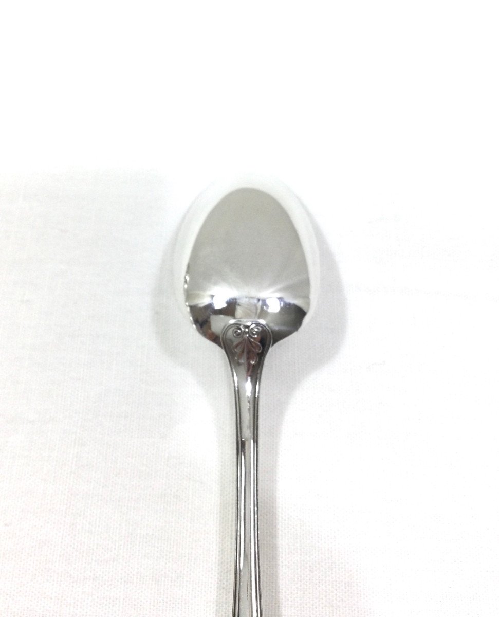 Christofle - Malmaison Coffee Spoons-photo-4