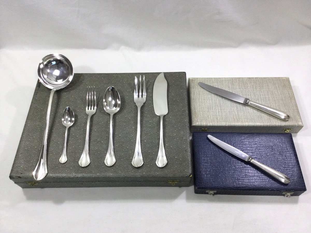 Christofle - Printania 63 Piece Cutlery Set-photo-4