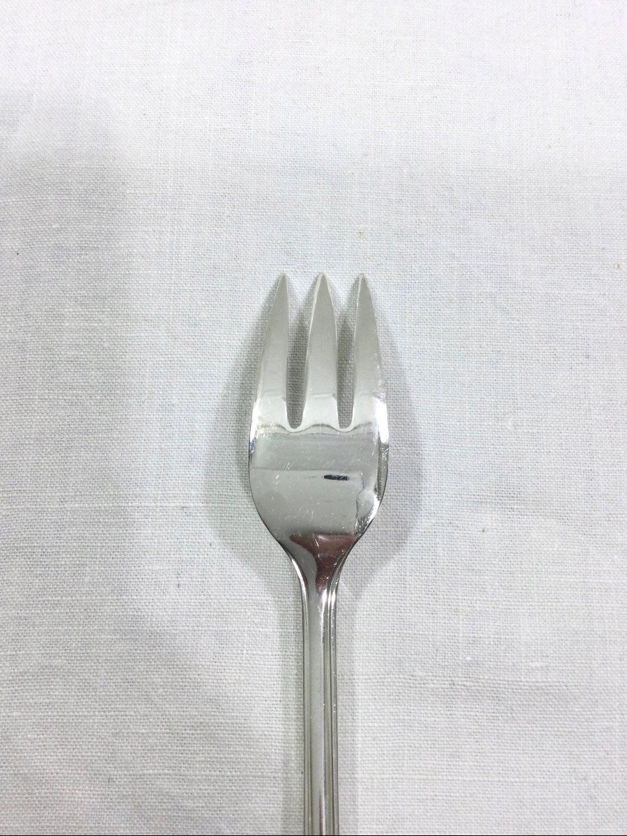 12 Shell Model Cake Forks-photo-5