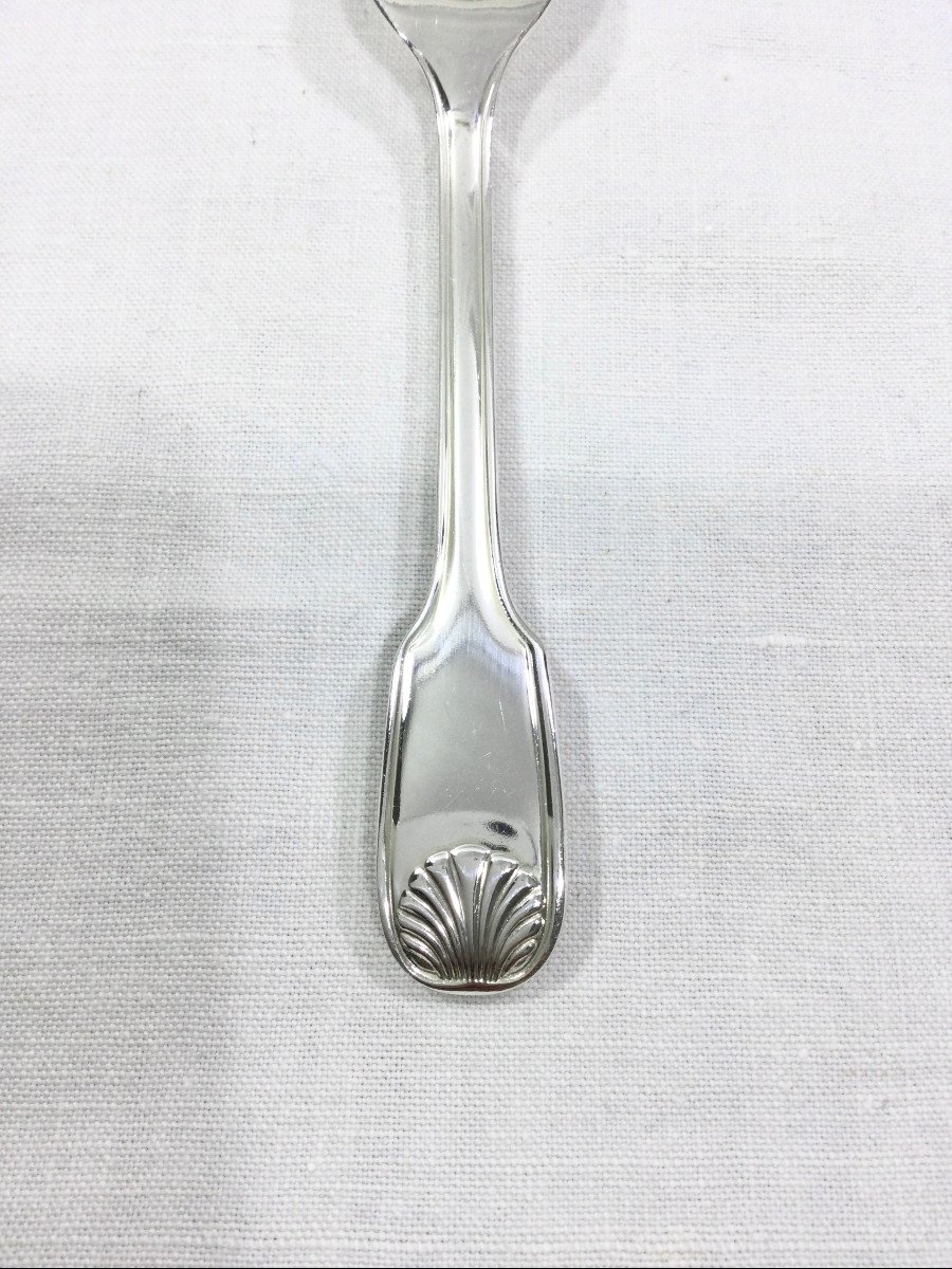 12 Shell Model Cake Forks-photo-6