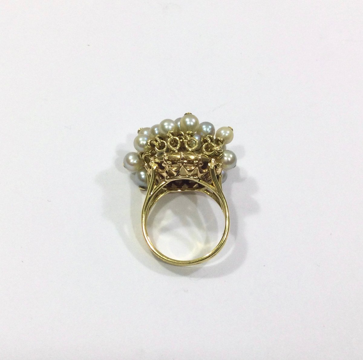 Gold And Pearl Ring-photo-4