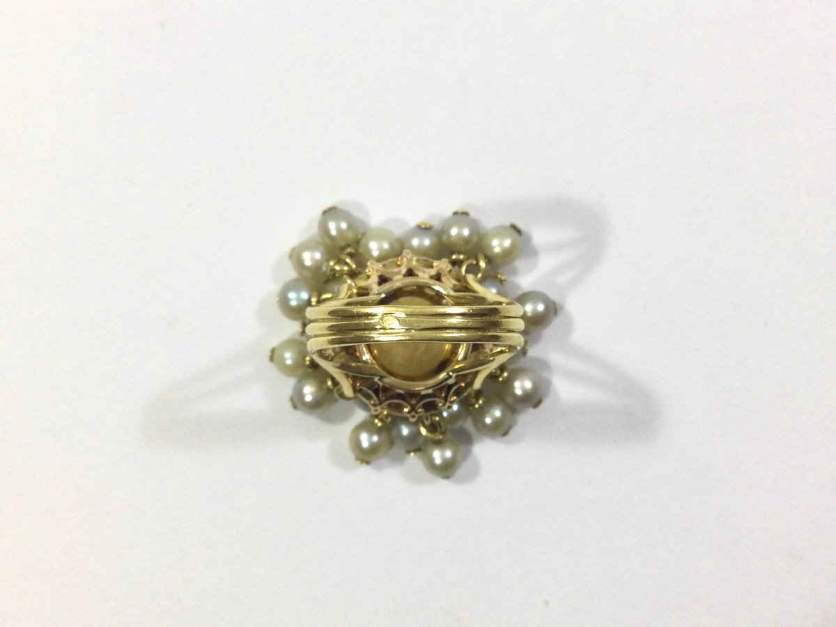 Gold And Pearl Ring-photo-3