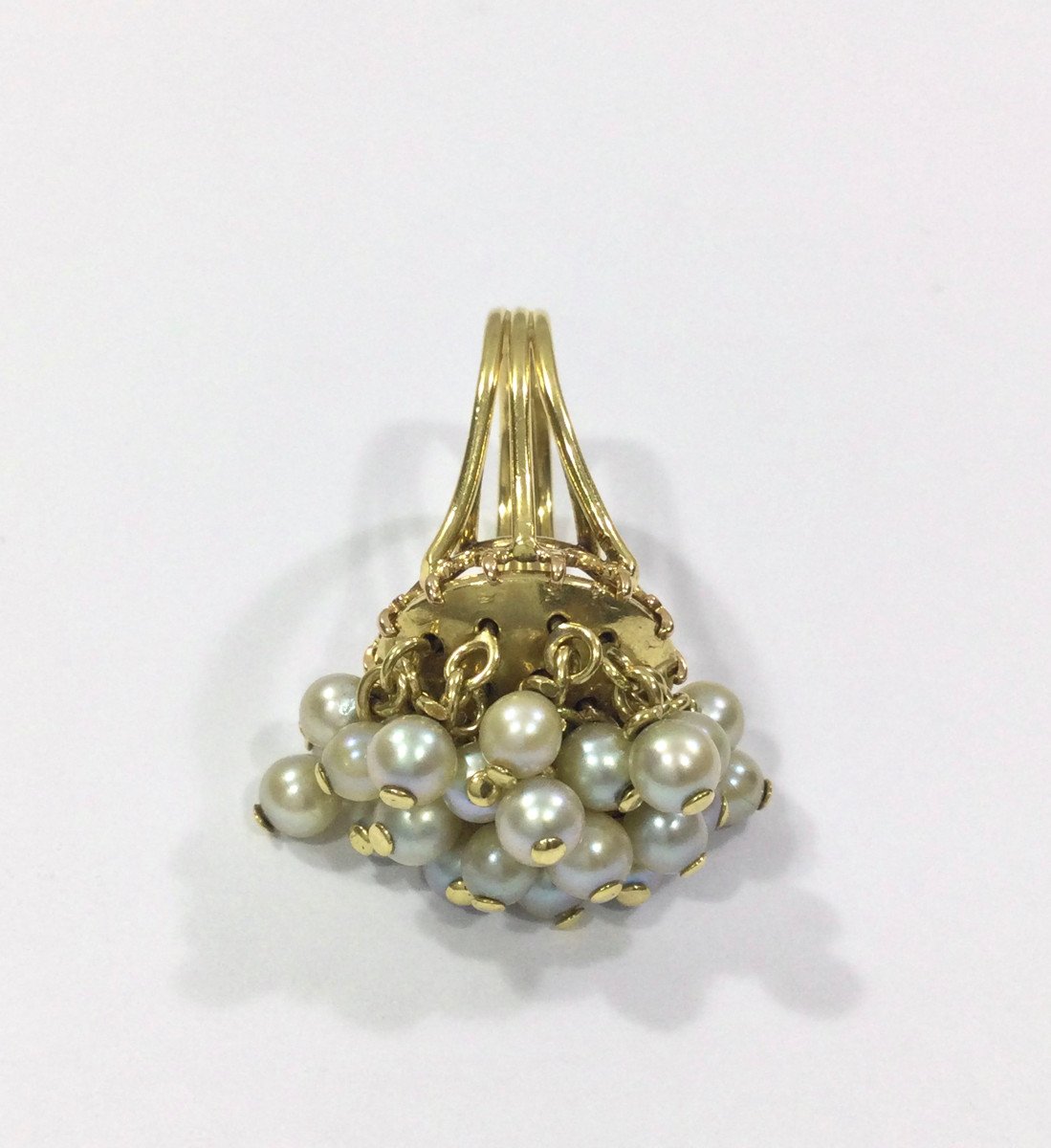 Gold And Pearl Ring-photo-5