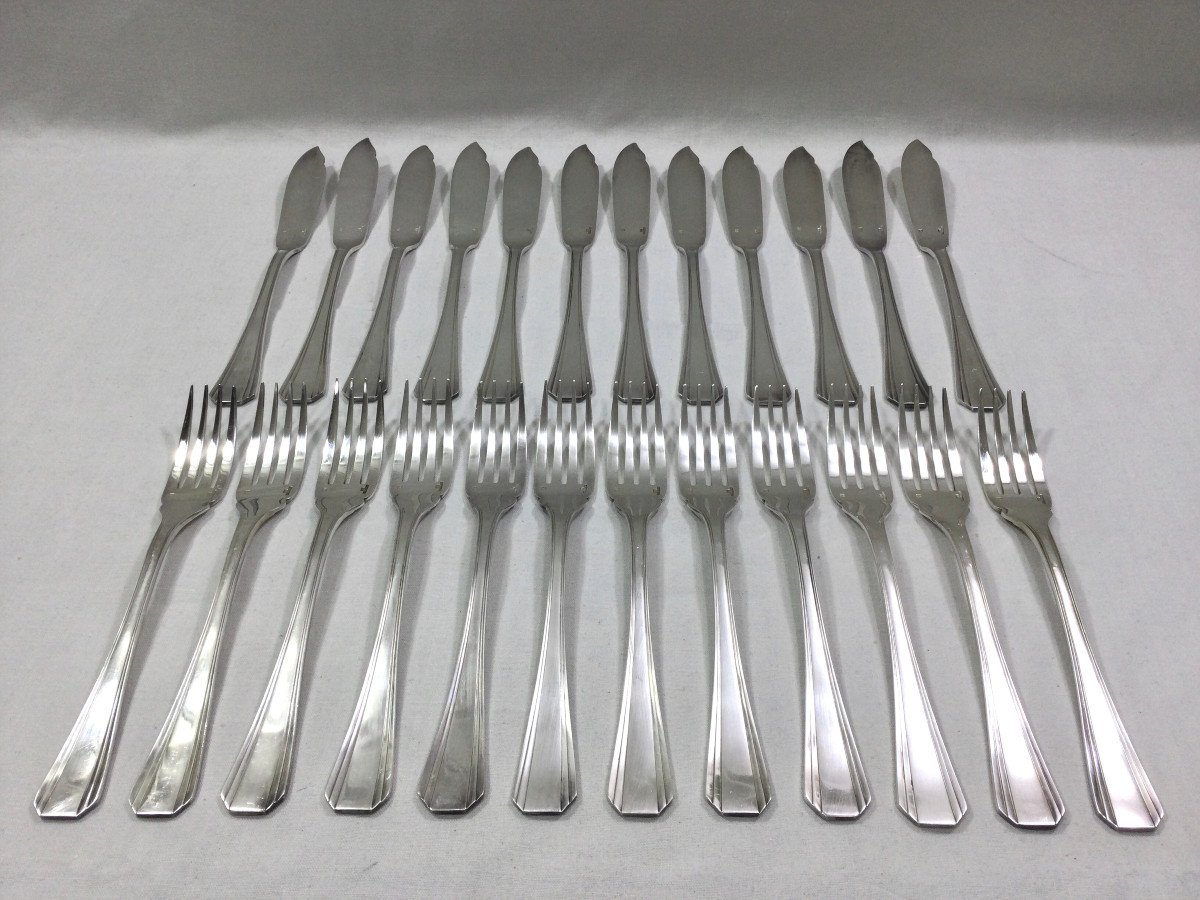 Christofle - Boréal Fish Cutlery-photo-2