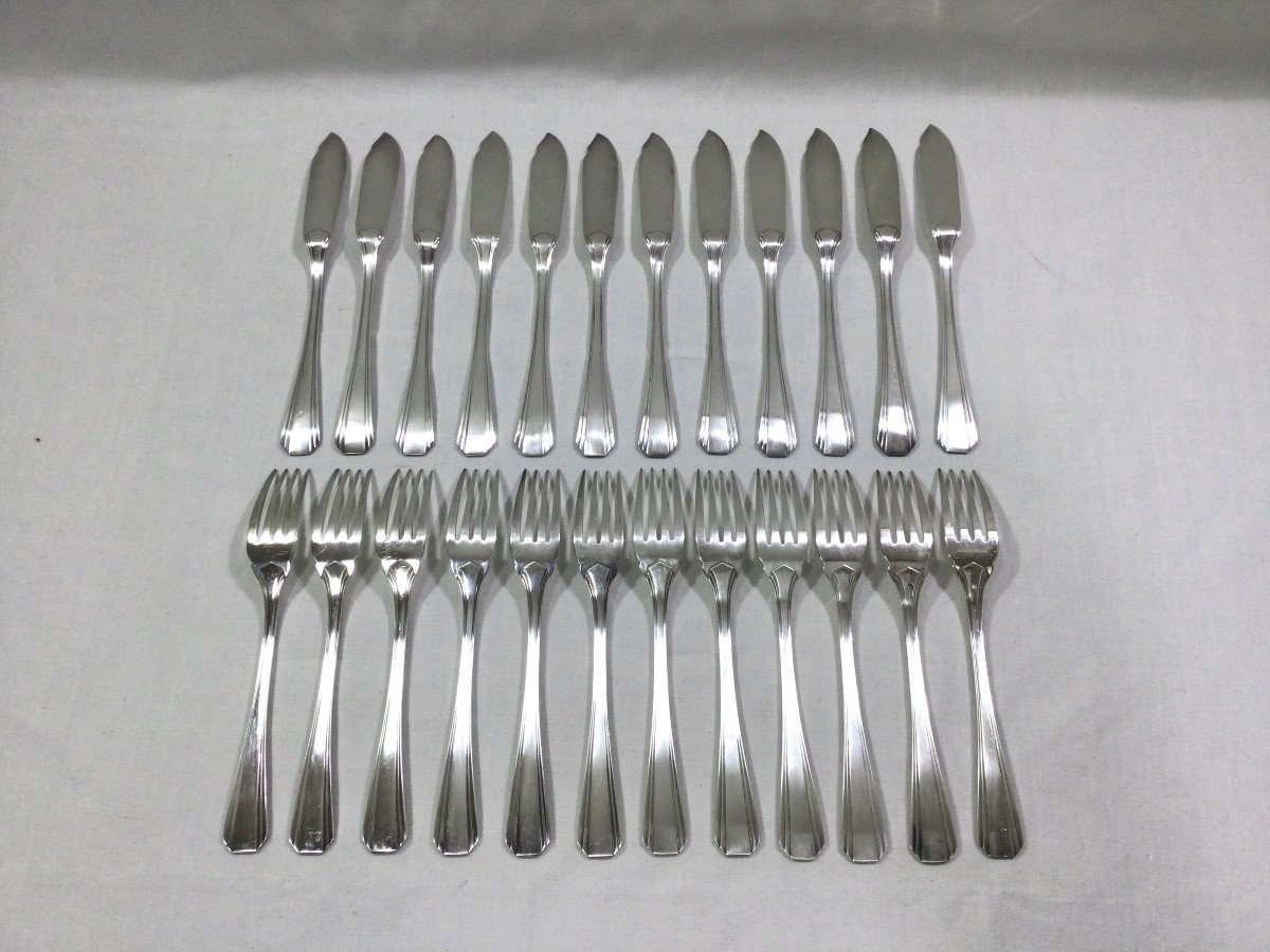 Christofle - Boréal Fish Cutlery-photo-4