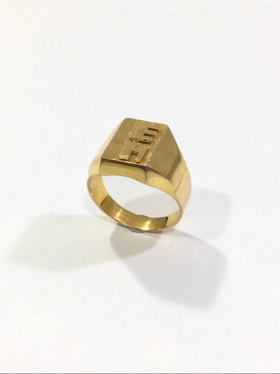 Eh Gold Signet Ring-photo-3