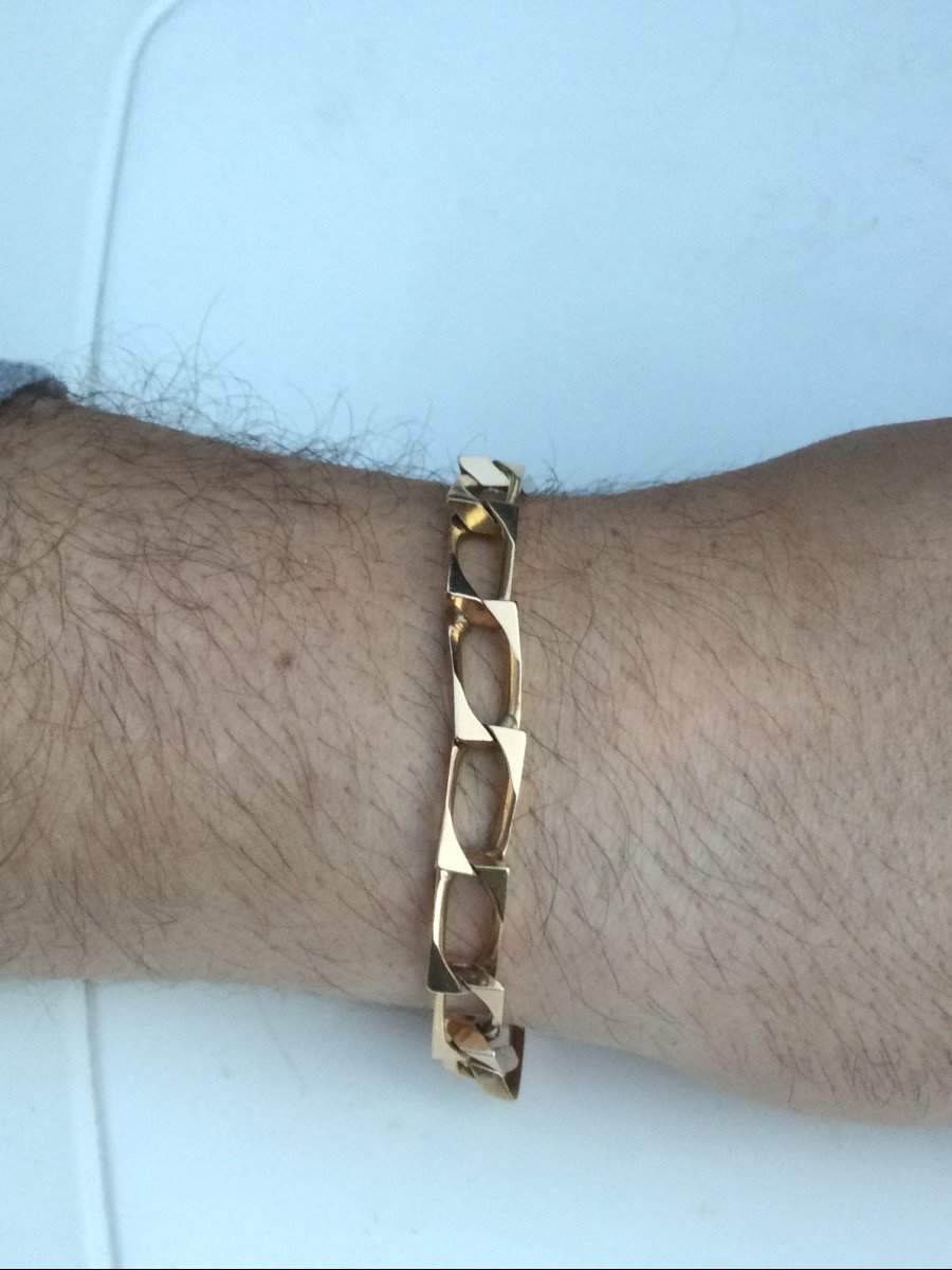 Men's Bracelet In Rose Gold-photo-7