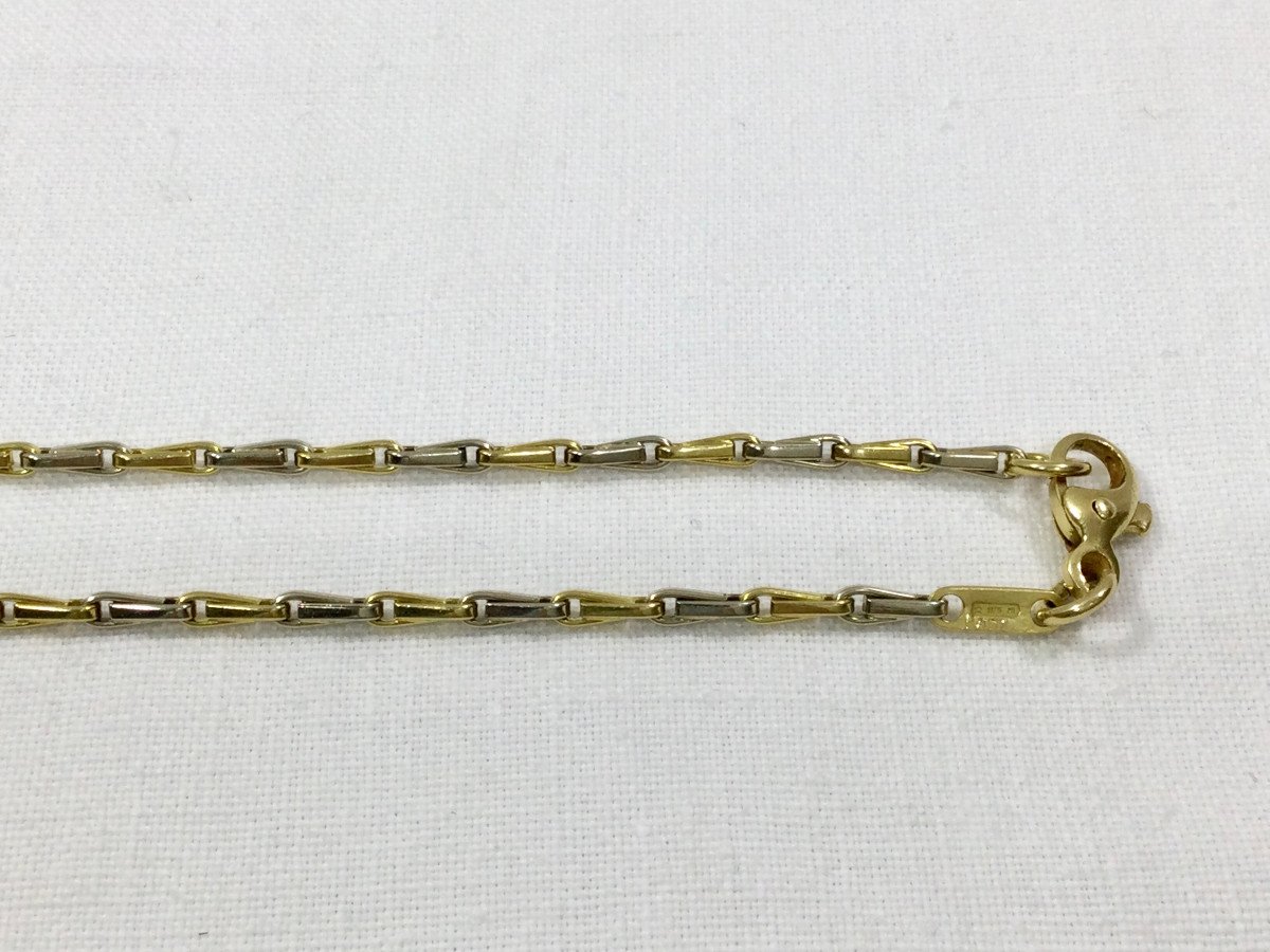 Yellow And White Gold Chain-photo-5