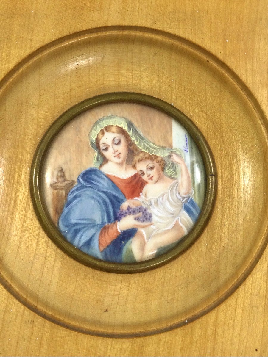 J. Canave - Miniature Virgin And Child-photo-3