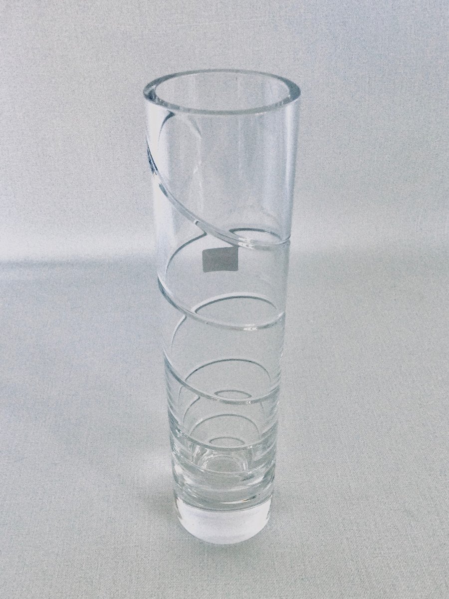 Baccarat - Vase Soliflore Spirale -photo-3