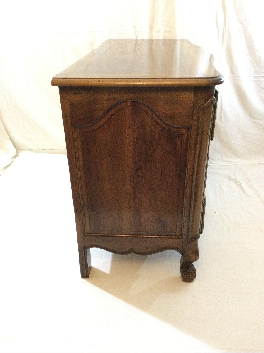 Chest Of Drawers In Walnut Louis XV-photo-7