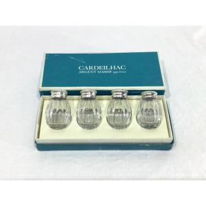 Cardeilhac - 4 Salt Shakers In Sterling Silver