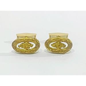 Pair Of Gold Cufflinks