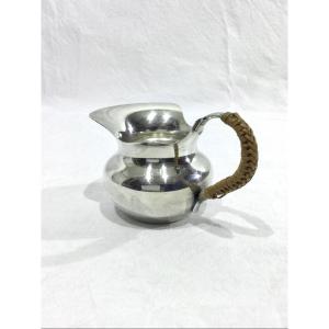 Plaait – Silver Metal Milk Jug