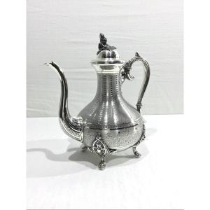 Silver Metal Teapot