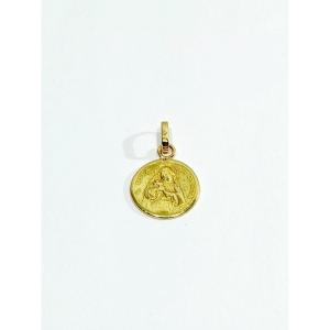 Médaille En Or Sainte Rita 