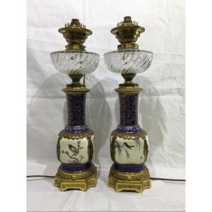 Pair Of Napoleon III Lamps