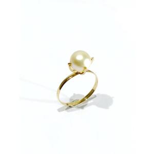 Gold And Pearl Ring 