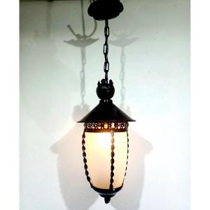 Small 1-light Wrought Iron Lantern