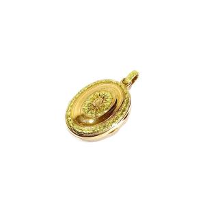 Yellow And Rose Gold Photo Pendant