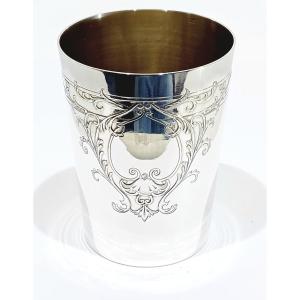 Bardies Faure & Cie - Timbale droite en argent massif