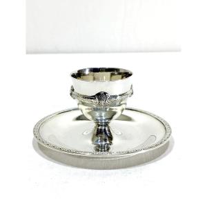 Angleterre - Coquetier en argent massif