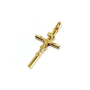 Inri Gold Crucifix Pendant