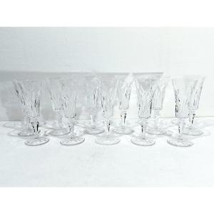 11 FLÛTES À CHAMPAGNE SAINT LOUIS MODÈLE CAMARGUE 