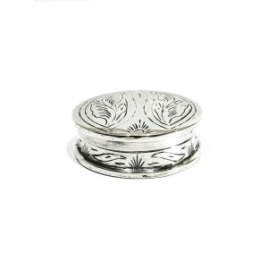 Tunisia - Silver Pill Box