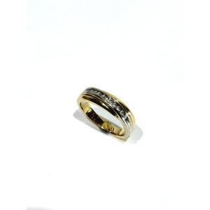 Yellow Gold And Diamond Ring