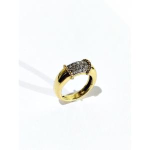 Yellow Gold And Diamond Ring