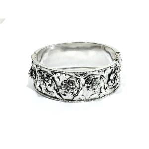 Bracelet argent Art Nouveau