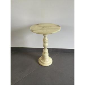 Alabaster Side Table