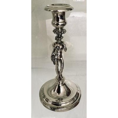 Christofle Bacchus Candle Holder