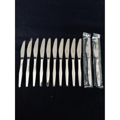 12 Christofle Orly Dessert Knives