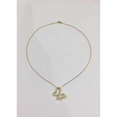 Gold Butterfly Necklace