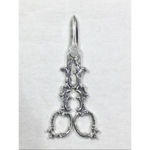 Pair Of Raisin Scissors In Silver