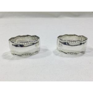 Pair Of Silver Napkin Rings