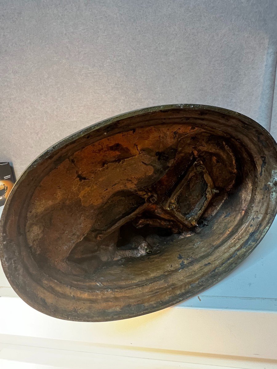Jules Moignez, Grande Sculpture En Bronze Représentant Un Héron à Deux Patines 55 Cm-photo-8