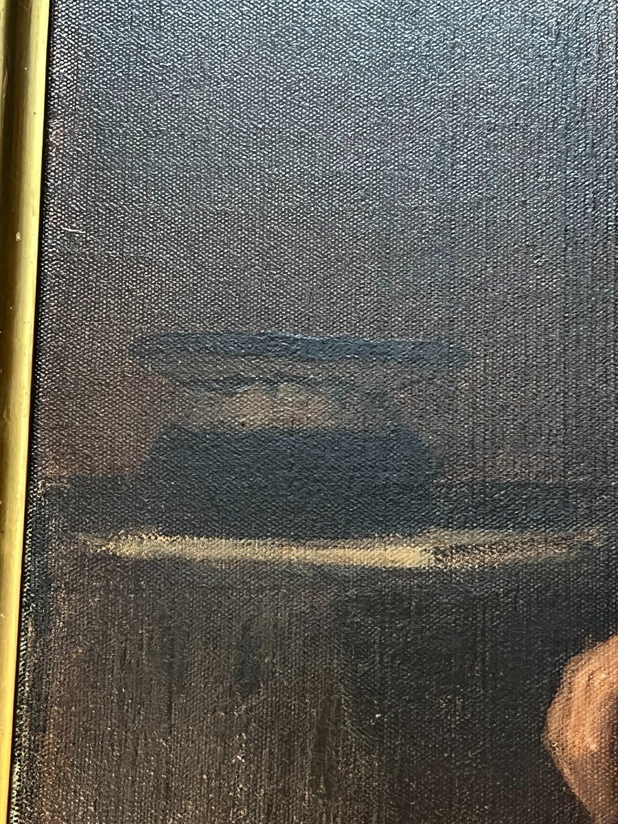 Portait Du Président Merville, Huile Sur Toile Portant La Signature De Marcel Baschet.-photo-8