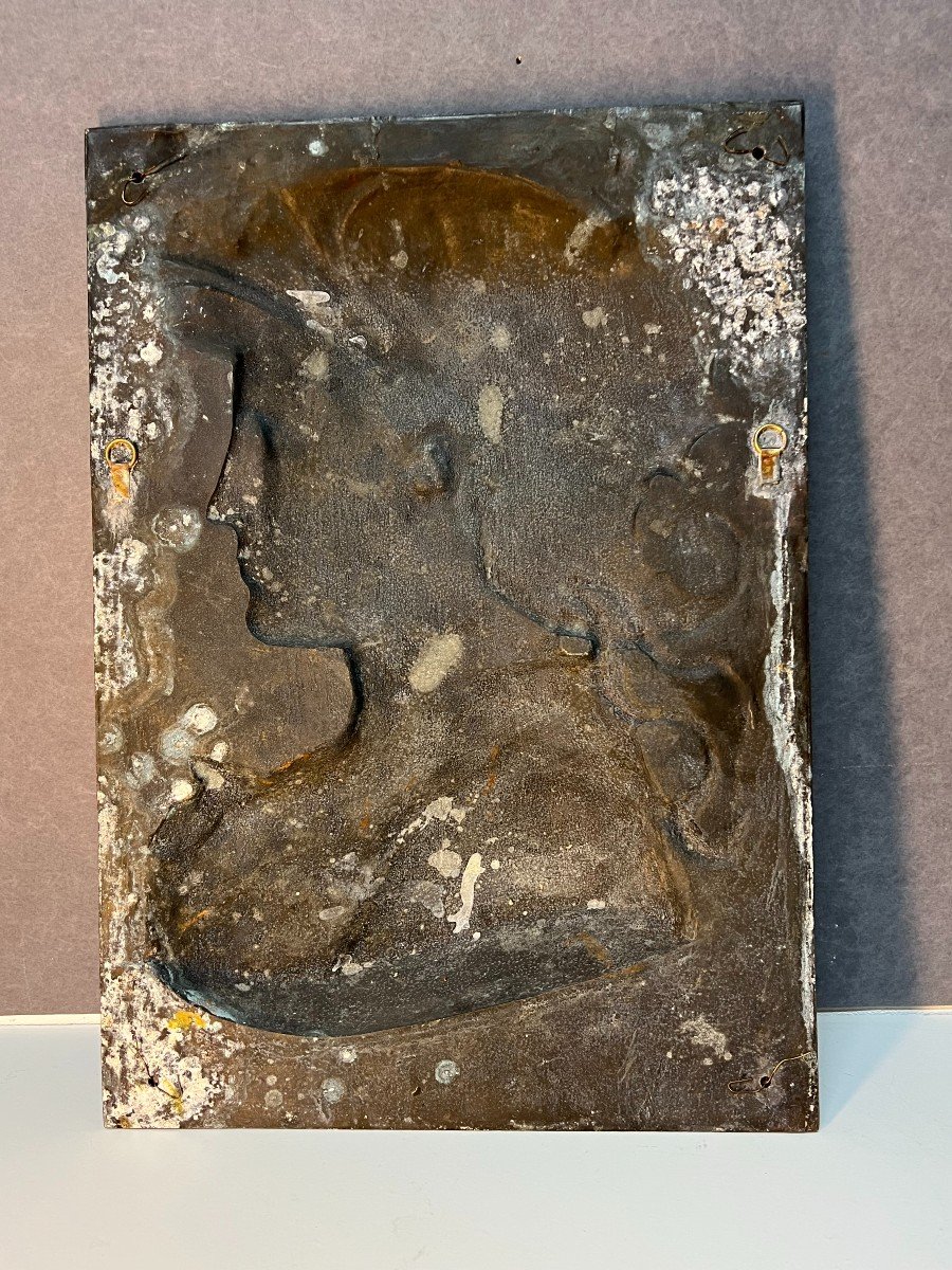 Profil D’homme Vêtu D’une Armure à L’antique, Attribuée à César Cerebelli-photo-6