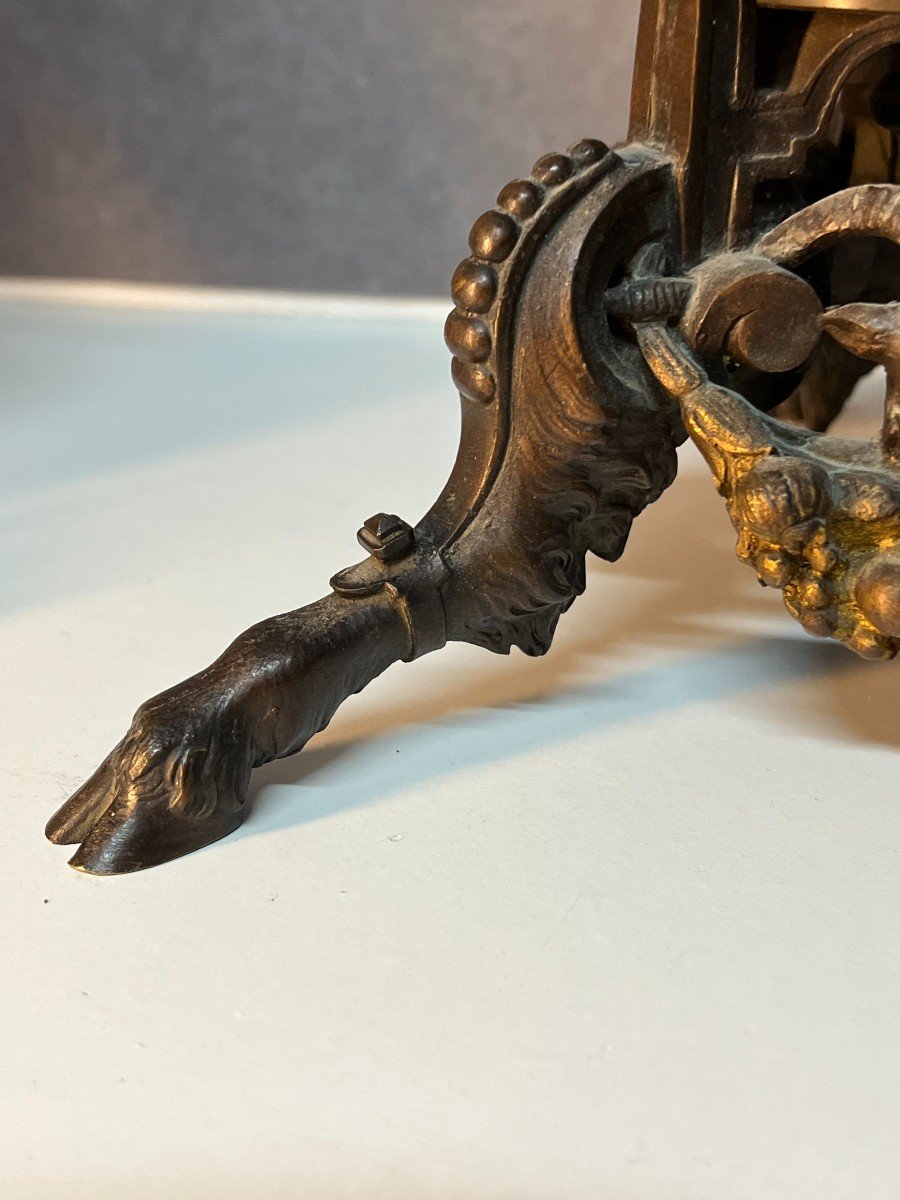 Paire De Candélabres De Pradier Et Fondeur Susse Frères, En Bronze Massif-photo-5