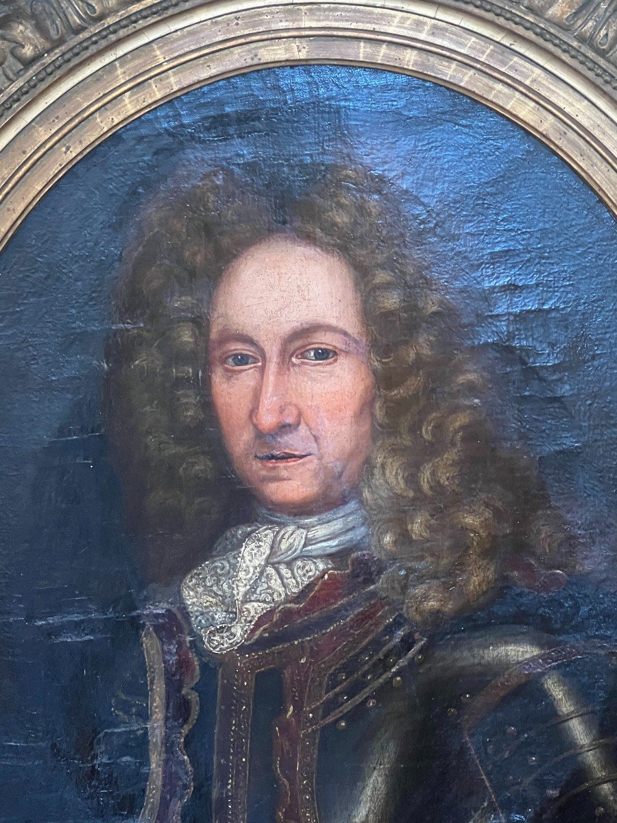 Tableau Représentant François-henri De Montmorency-bouteville, Duc De Piney-luxembourg XIXe-photo-2