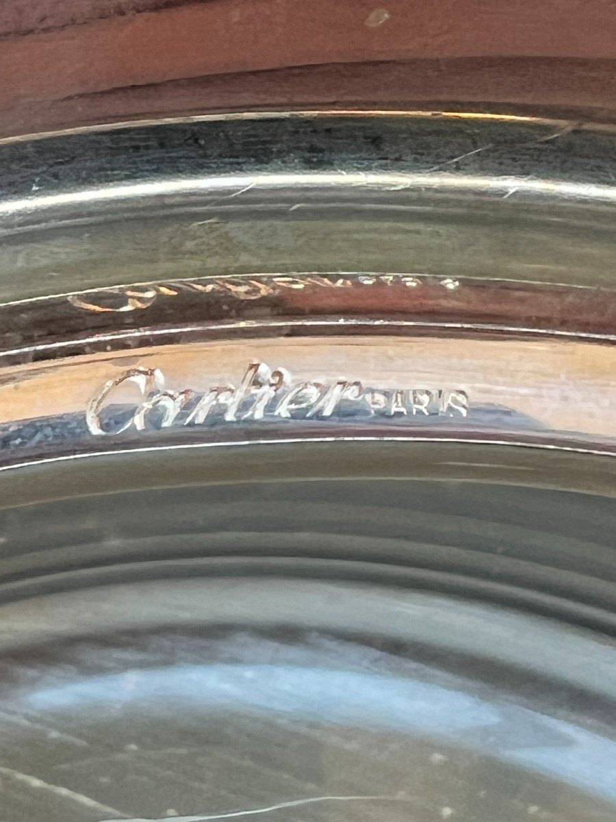 Caviar Bowl Service In Crystal And Sterling Silver (minerva 925) The Must De Cartier In Paris-photo-5