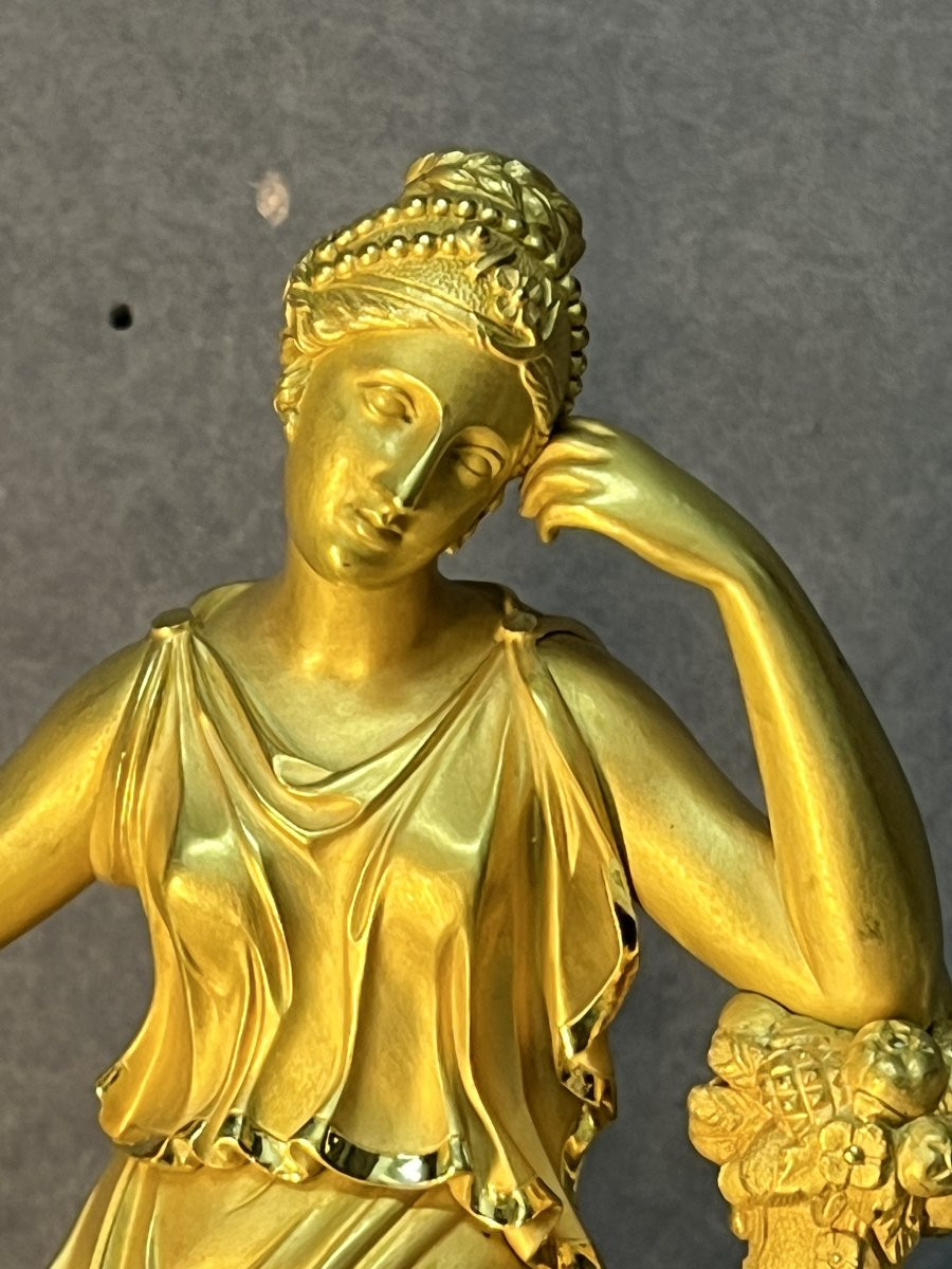 PENDULE, L’ALLÉGORIE DE LA MARINE, ÉPOQUE RESTAURATION, PAR L’HORLOGER LEGRAS-photo-2