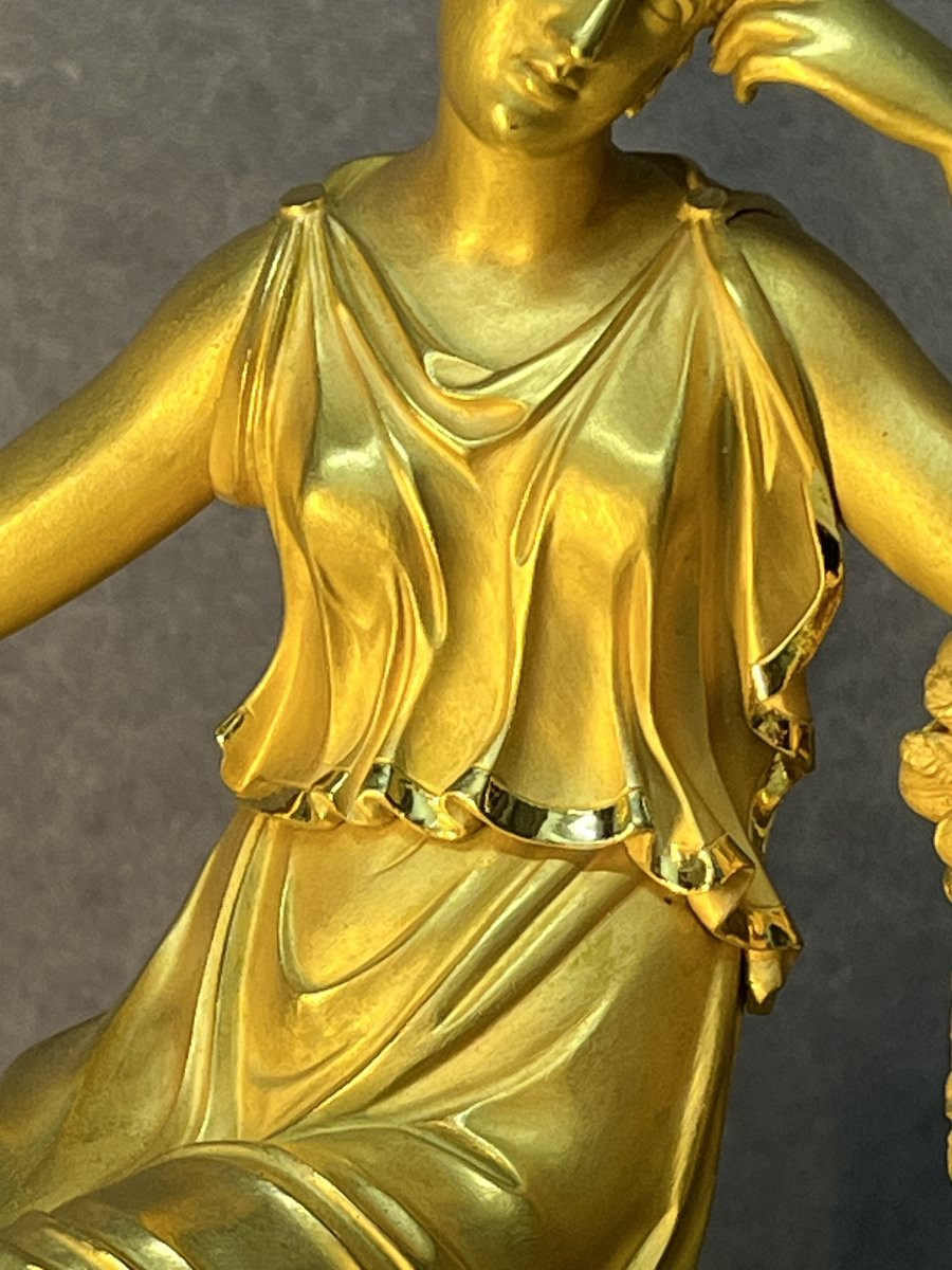 PENDULE, L’ALLÉGORIE DE LA MARINE, ÉPOQUE RESTAURATION, PAR L’HORLOGER LEGRAS-photo-3