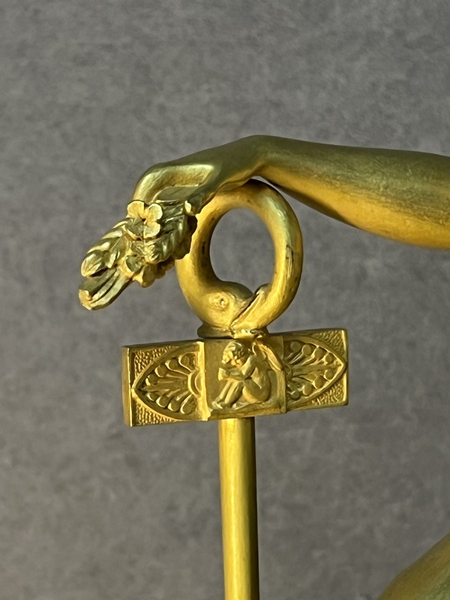 PENDULE, L’ALLÉGORIE DE LA MARINE, ÉPOQUE RESTAURATION, PAR L’HORLOGER LEGRAS-photo-1