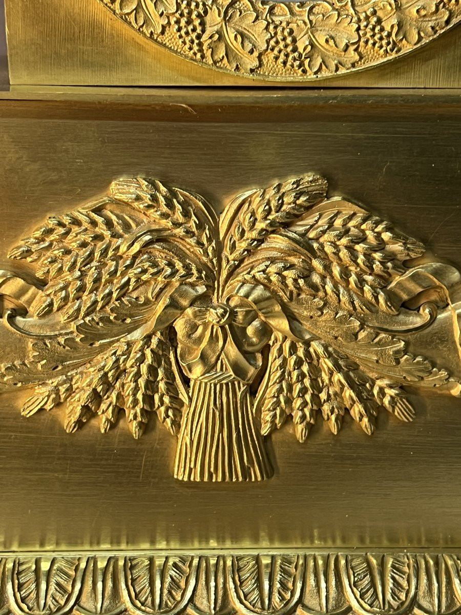 PENDULE, L’ALLÉGORIE DE LA MARINE, ÉPOQUE RESTAURATION, PAR L’HORLOGER LEGRAS-photo-6